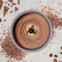 Mjölkskummare med choklad funktion svart