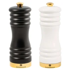 München Kvarnset Salt och Peppar 15 cm Svart/Vit/Guld