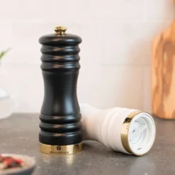 München Kvarnset Salt och Peppar 15 cm Svart/Vit/Guld