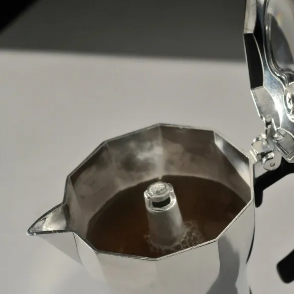 Mokabryggare 3 koppar aluminium