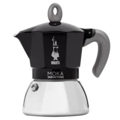 Mokka induction Mokabryggare 4 koppar Svart