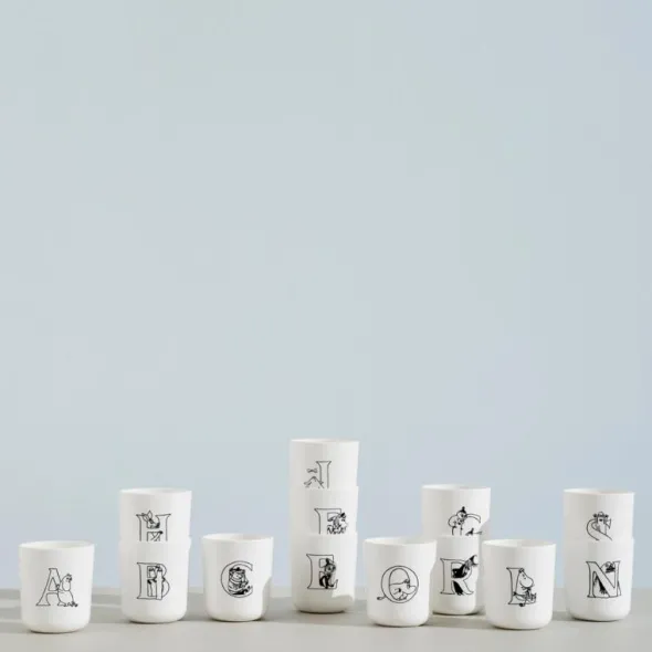 Moomin ABC Mugg 20 cl D Vit