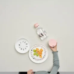 Moomin ABC Tallrik 20 cm Vit/Salmon
