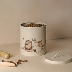 Moomin for Pets plåtburk set 2-pack 19+21 cm beige