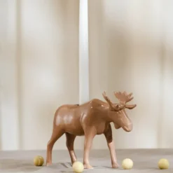 Moose ljusstake älg 14 cm mole