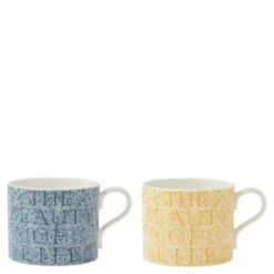 Morris & Co mugg 34 cl 2-pack the beauty of life