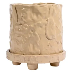 Muddy S kruka 17,5x18 cm beige