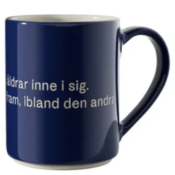 Mugg Blå - Man har ju alla åldrar inne i sig… 35 cl Blå
