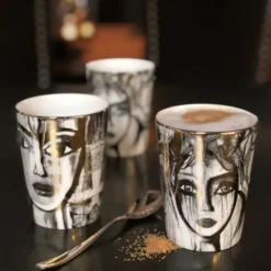 Mugg 30 cl Butterfly Messenger Gold