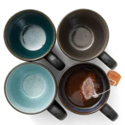 Mugg 4-pack Svart/Blå