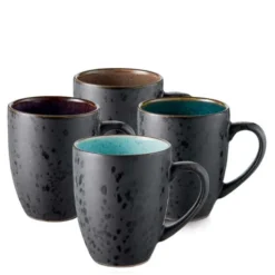 Mugg 4-pack Svart/Blå