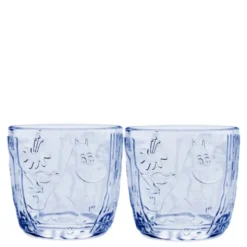 Mumin Arabia glas 28 cl 2-pack Aqua