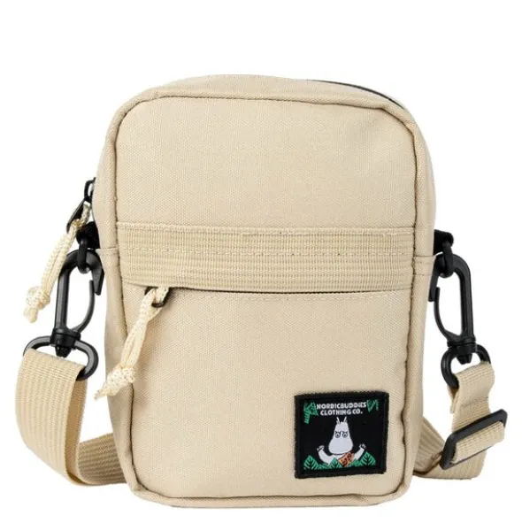 Mumin axelremsväska urban 14x20 cm Mumintrollet beige