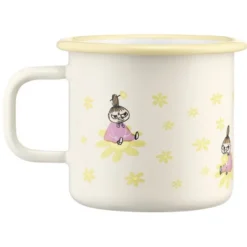 Mumin emaljmugg 37 cl Lilla My blommor vit