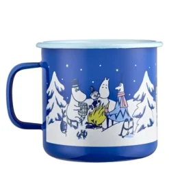 Mumin emaljmugg 80 cl Stjärnklar natt blå