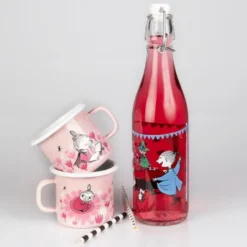 Mumin Emaljmugg I Trädgården 25 cl Rosa