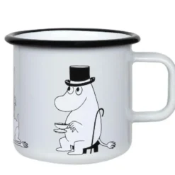 Mumin emaljmugg muminpappa retro 37 cl