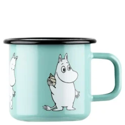 Mumin Emaljmugg Mumintrollet 37 cl Mint