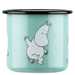Mumin Emaljmugg Mumintrollet 37 cl Mint
