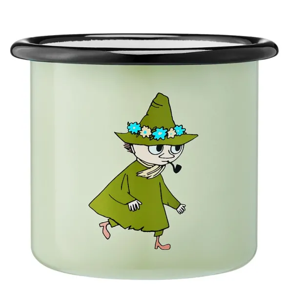 Mumin emaljmugg snusmumriken retro 25 cl