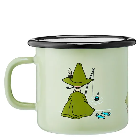 Mumin emaljmugg snusmumriken retro 25 cl