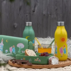 Mumin Fest sugrör i glas 6-pack grön