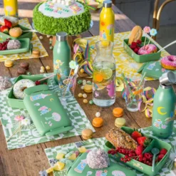 Mumin Fest sugrör i glas 6-pack grön