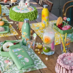 Mumin Fest sugrör i glas 6-pack gul