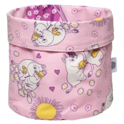 Mumin förvaringskorg 20 cm Förälskade rosa