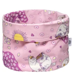 Mumin förvaringskorg oval 26 cm Förälskade rosa