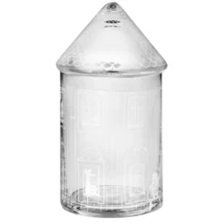 Mumin glasburk Muminhuset 18,5 cm
