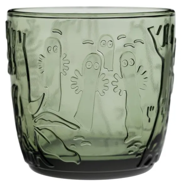 Mumin Glas 28 cl 2-pack Tallgrön