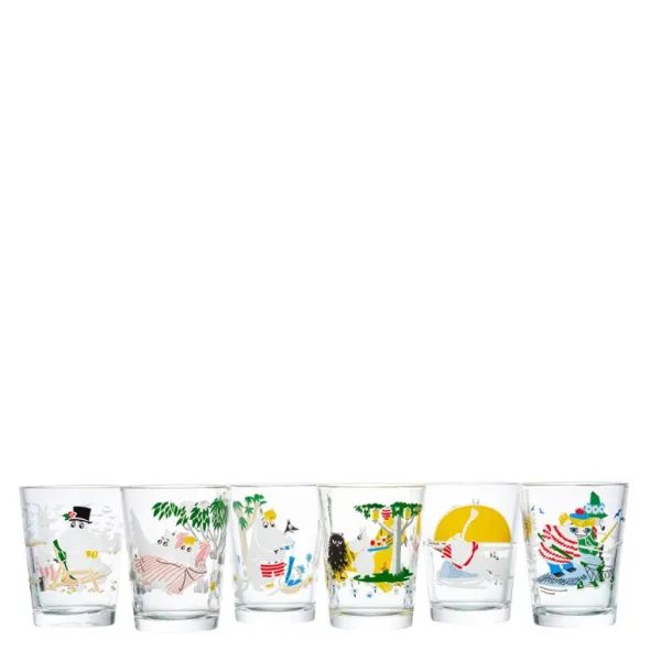 Mumin Glas 22 cl Tillsammans