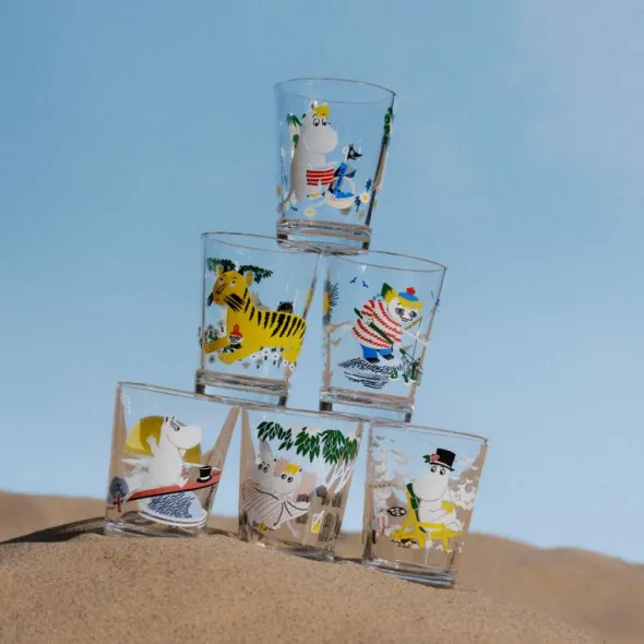 Mumin Glas 22 cl Tillsammans