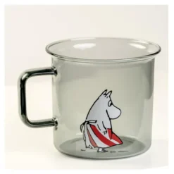 Mumin Glasmugg Muminmamman 35 cl Grå