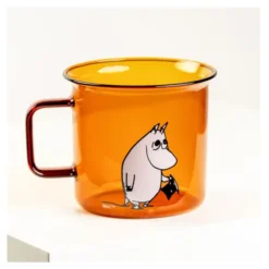 Mumin Glasmugg Muminpappan 35 cl Bärnsten