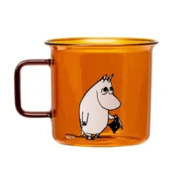 Mumin Glasmugg Muminpappan 35 cl Bärnsten