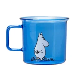 Mumin Glasmugg Mumintrollet 35 cl Blå