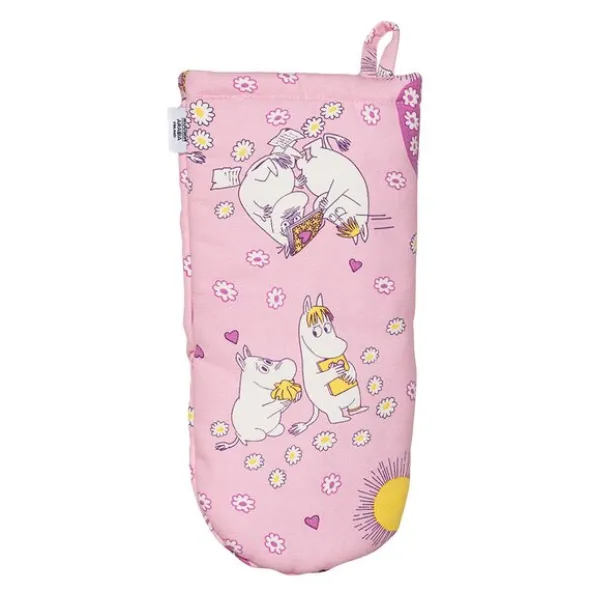 Mumin grytvante 15x34 cm Förälskade rosa