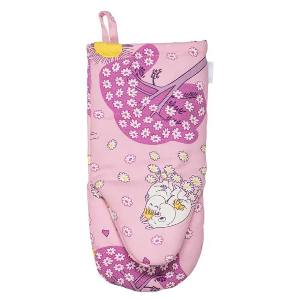 Mumin grytvante 15x34 cm Förälskade rosa