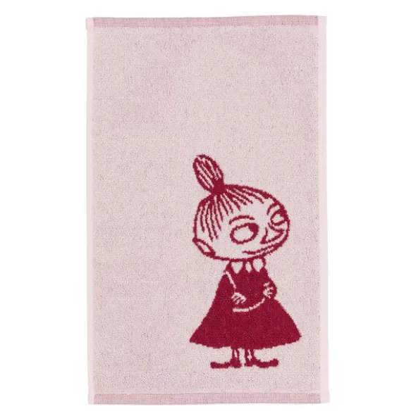 Mumin handduk 30x50 cm lilla my rosa