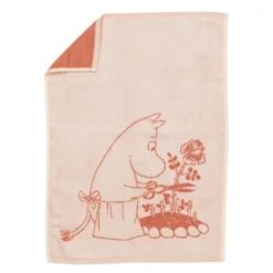 Mumin handduk 50x70 cm Muminmamman beige