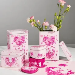 Mumin kaffeburk 20 cm blomsterhjärta