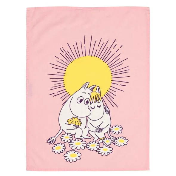 Mumin kökshandduk 50x70 cm 2-pack Förälskade