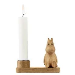 Mumin ljusstake trä 7 cm Mumin ek