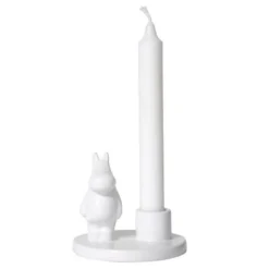 Mumin Ljusstake 8,8,x10 cm Vit