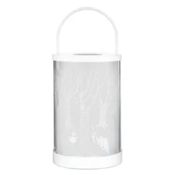 Mumin lykta glas/metall 26 cm I skogen