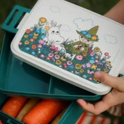 Mumin matlåda Äng grön