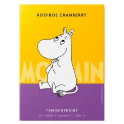 Mumin pyramidpåse Mumintrollet rooibos te tranbär 20-pack
