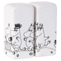 Mumin Salt- och pepparkar Familjen Svart